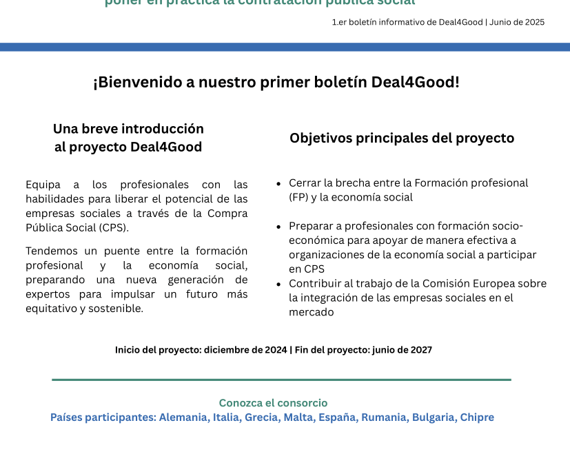 1º Boletín informativo