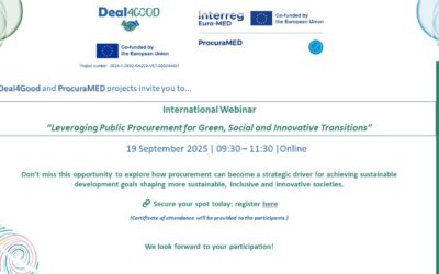 Article #1: Leveraging Public Procurement for Green, Social and Innovative Transitions: Highlights from the Deal4Good International Webinar